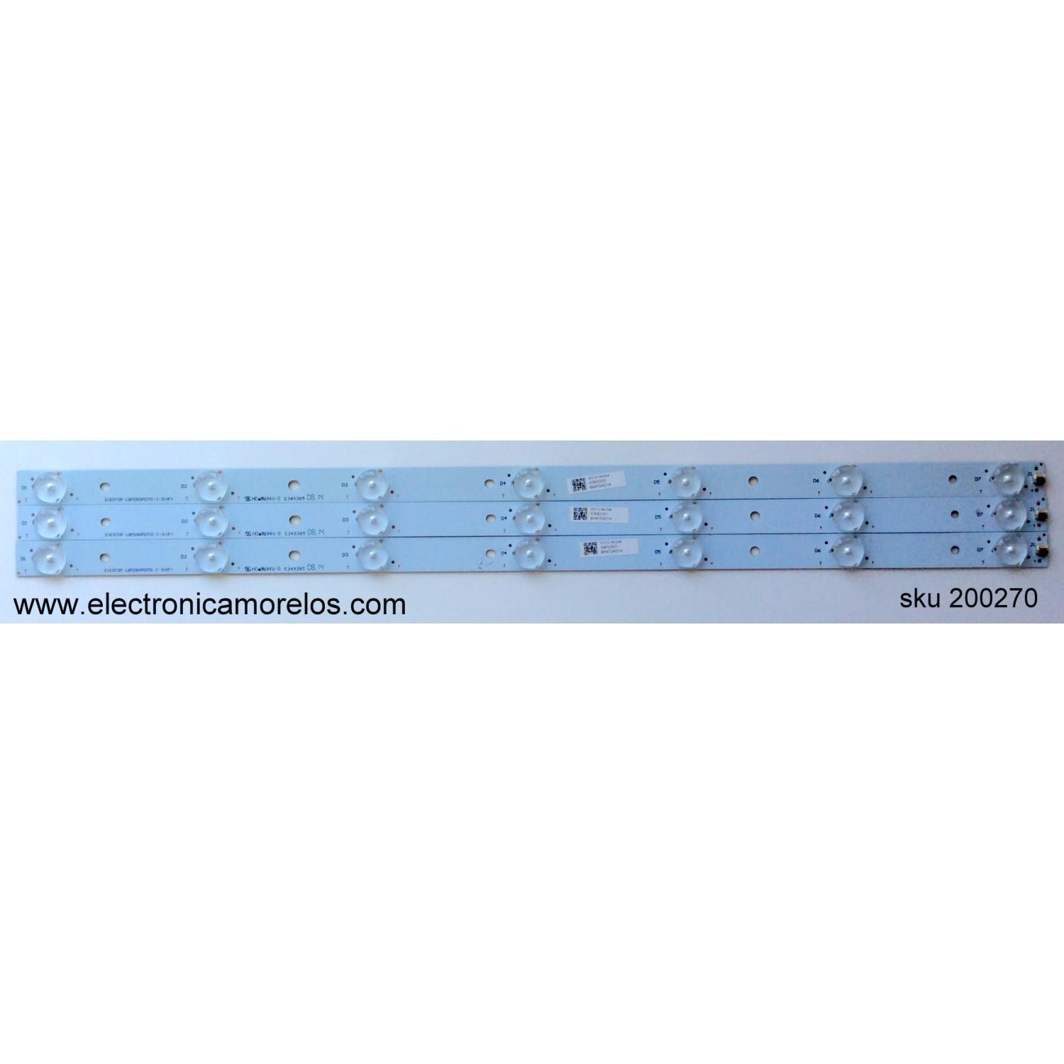 KIT DE LED PARA TV/ TPV TPT275B5-A014 REV:S11D /715G6318-M01-001-004T / MODELO VIZIO E280-B1 LTT3PRBQ	